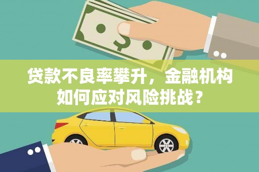 加格达奇贷款不良率攀升，金融机构如何应对风险挑战？