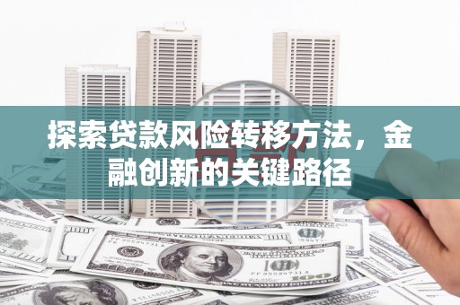 加格达奇探索贷款风险转移方法，金融创新的关键路径